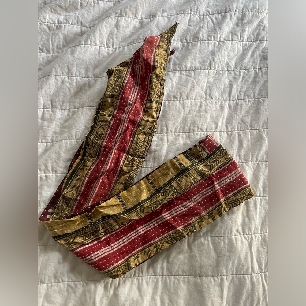 EUC Kantha Bae Hair Wraps- Maroon and Dark Green - Picture 2 of 9